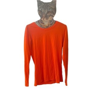 Orange Long Sleeve Tee